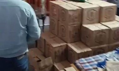 कर एवं आबकारी विभाग की टीम ने पकड़ी अवैध शराब की 86 पेटियां