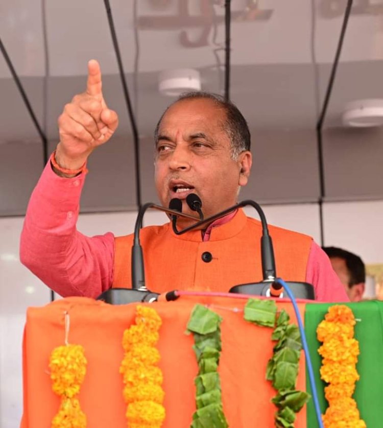 मुख्यमंत्री बहुत तनाव में हैं इसलिए कर रहे हैं उल्टी सीधी बयानबाज़ी : जयराम ठाकुर