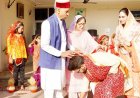 कुलदेवी का आशीर्वाद लेकर अनुराग ठाकुर निकले विजय संकल्प यात्रा पर