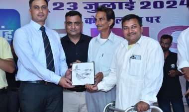 राजन कुमार को राष्ट्रीय एकता बल की स्थापना दिवस पर सम्मानित किया गया