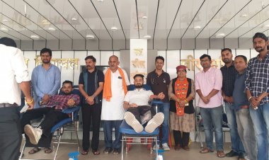 प्रधानमंत्री नरेंद्र मोदी के जन्म दिवस के उपलक्ष पर हमीरपुर भाजीयुमो ने किया रक्तदान शिविर का आयोजन