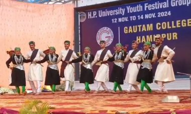 गौत्तम कॉलेज हमीरपुर में युवा समारोह समूह तीन का हो रहा आयोजन