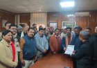 कांग्रेस ने हमीरपुर में निकाली अंबेडकर सम्मान यात्रा