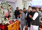 मुख्यमंत्री ने पूर्व मंत्री सुजान सिंह पठानिया की पुण्यतिथि पर श्रद्धाजंलि अर्पित की