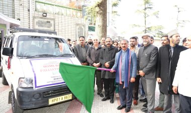 मुख्यमंत्री ने पॉलिटिव देखभाल वाहन को रवाना किया