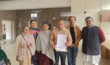 अध्यक्ष पद को जल्द भरने को लेकर उपायुक्त हमीरपुर से मिले पार्षद