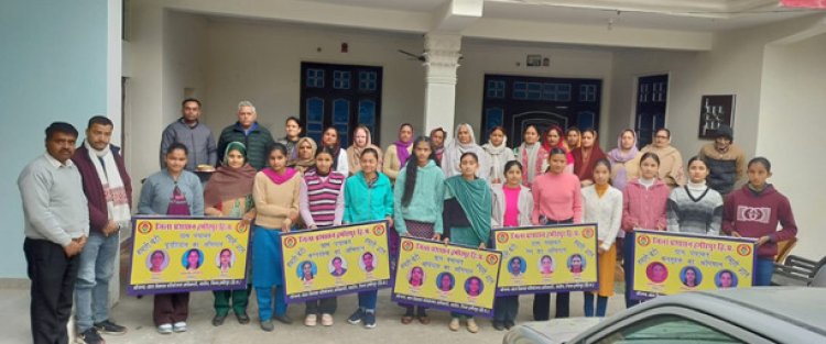 रैल और बड़ा क्षेत्र की 11 पंचायतों की मेधावी छात्राओं को किया सम्मानित