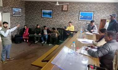 होली उत्सव के लिए दूसरे दिन भी लोक कलाकारों ने दिए ऑडिशन