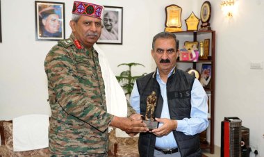 महानिदेशक सीमा सड़क संगठन ने मुख्यमंत्री से भेंट की