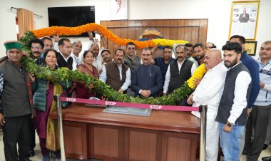 पंचायती राज संस्थाओं के प्रतिनिधियों ने मुख्यमंत्री से भेंट की