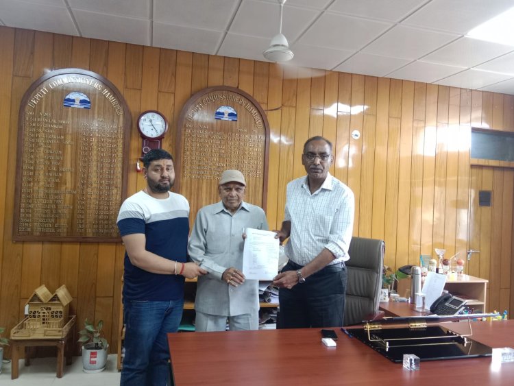 बरोहा के शंभू राम शर्मा बने जिला रैडक्रॉस सोसाइटी के आजीवन सदस्य