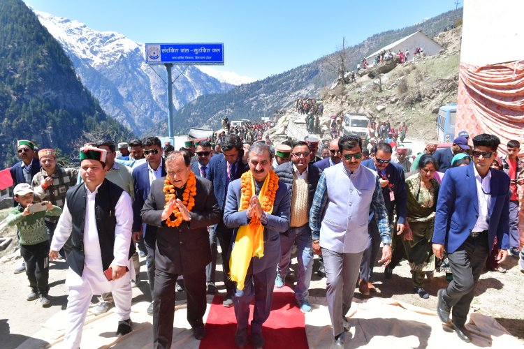 ठाकुर सुखविंद्र सिंह सुक्खू का पांगी पहुंचने पर लोगों ने किया भव्य स्वागत