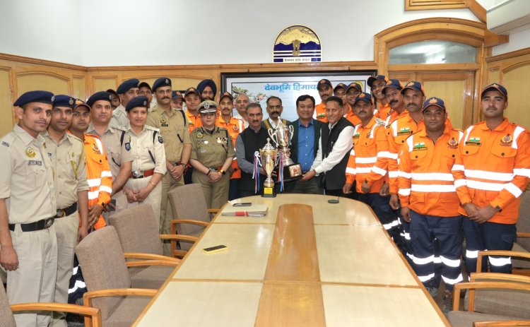 मुख्यमंत्री ने एसडीआरएफ को राष्ट्रीय प्रतियोगिताओं में प्रथम स्थान प्राप्त करने पर बधाई दी
