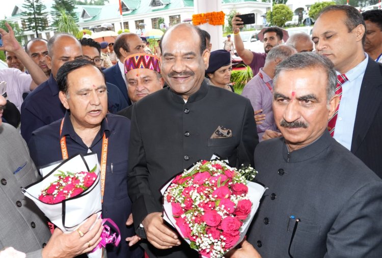 लोकसभा अध्यक्ष ओम बिड़ला ने तपोवन में सीपीए ज़ोन-2 वार्षिक सम्मेलन का शुभारम्भ किया