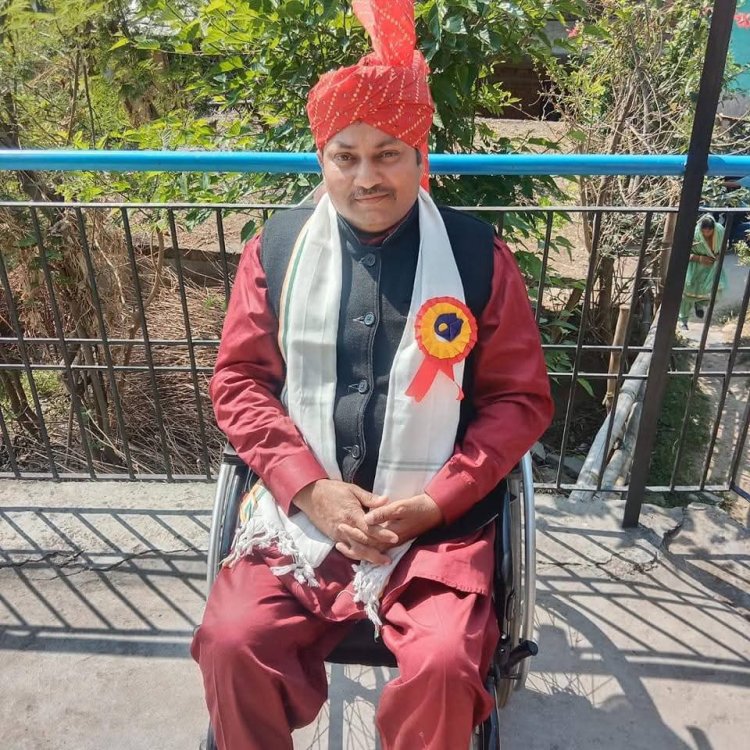 एक्सीलेंस अवॉर्ड ऑफ इंडिया 2025 से सम्मानित होंगे दिव्यांग राजन कुमार