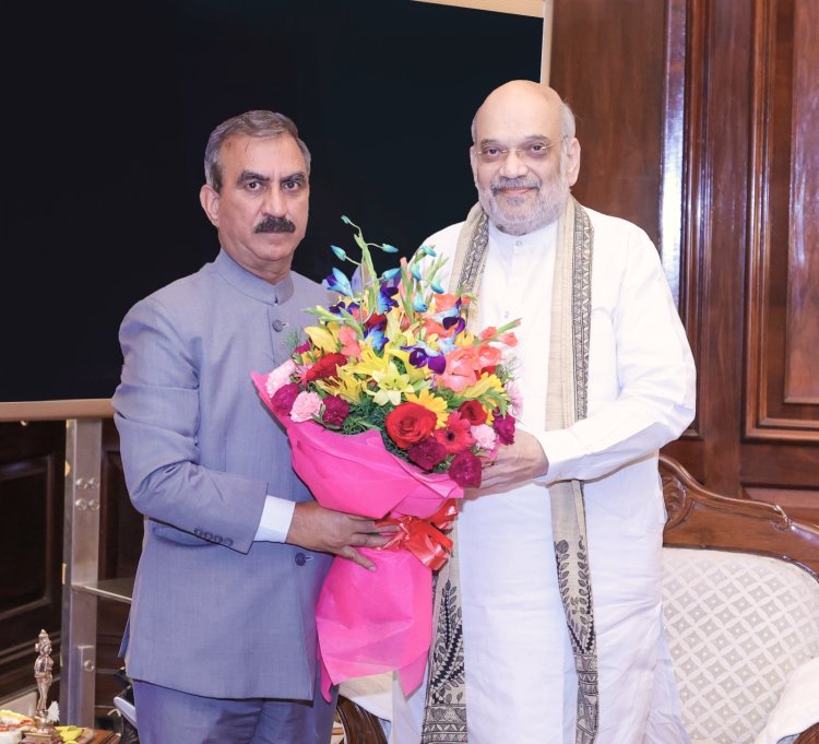 मुख्यमंत्री ने आपदा प्रभावित हिमाचल के लिए उदार केंद्रीय सहायता का आग्रह किया