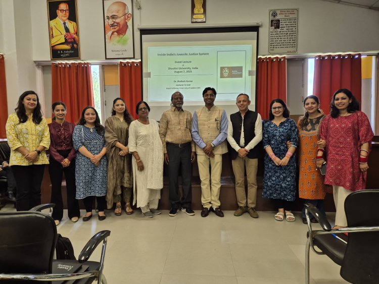 शूलिनी विश्वविद्यालय में आपराधिक न्याय पर तीन दिवसीय कार्यशाला का समापन