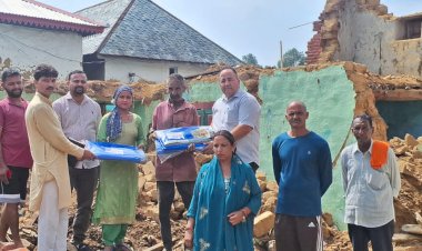 बड़सर विधानसभा क्षेत्र के ढटवाल-बिझड़ी मंडल में राहत सामग्री वितरण