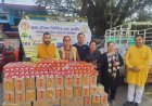 CSR सवेरा फाउंडेशन ने “रन फॉर यूनिटी” कार्यक्रम के दौरान दौड़ में शामिल बच्चों को बांटा जूस