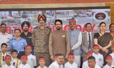 सुजानपुर सैनिक स्कूल शिक्षा, खेल व सेना चयन में देशभर में सर्वश्रेष्ठ: अनुराग सिंह ठाकुर