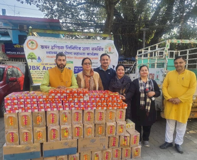 CSR सवेरा फाउंडेशन ने “रन फॉर यूनिटी” कार्यक्रम के दौरान दौड़ में शामिल बच्चों को बांटा जूस