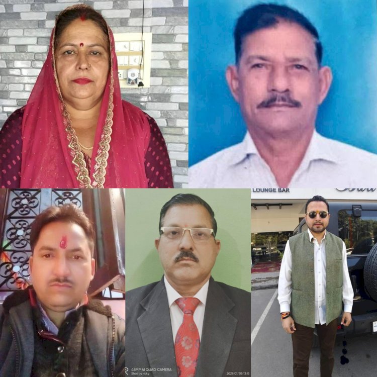 भारतीय जनता पार्टी मंडल बड़सर द्वारा मंडल स्तरीय मोर्चों की नवगठित टीमों की घोषणा