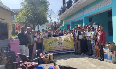 नादौन की 12 पंचायतों की 35 मेधावी बेटियों को किया पुरस्कृत