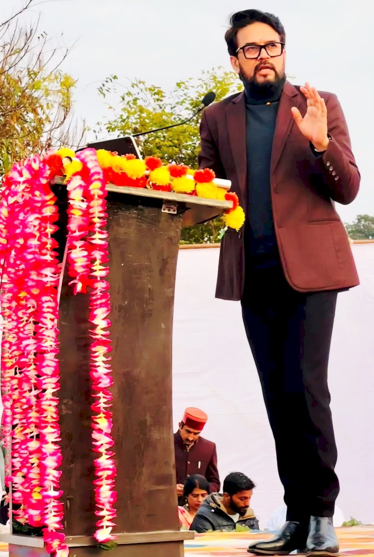 भारत की साहित्यिक परंपरा व संपदा पश्चिम से अधिक प्राचीन और श्रेष्ठ: अनुराग सिंह ठाकुर