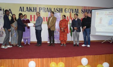 एपीजी शिमला विश्वविद्यालय में टीबी जागरूकता कार्यक्रम आयोजित