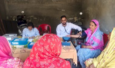 अस्पताल सेवा ने जांचा 163 लोगों का स्वास्थ्य, 57 की रक्तजांच की