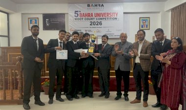 हिमाचल प्रदेश उच्च न्यायालय के न्यायाधीश ने बाहरा विश्वविद्यालय में 5वीं राष्ट्रीय मूट कोर्ट प्रतियोगिता का किया समापन