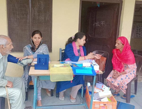 अस्पताल सेवा ने महारल में जांचा 149 लोगों का स्वास्थ्य