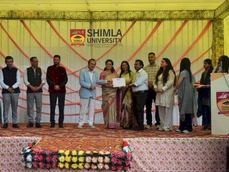 एपीजी शिमला विश्वविद्यालय के त्रिवेणी उत्सव में निखरी मिनी इंडिया की प्रतिभा