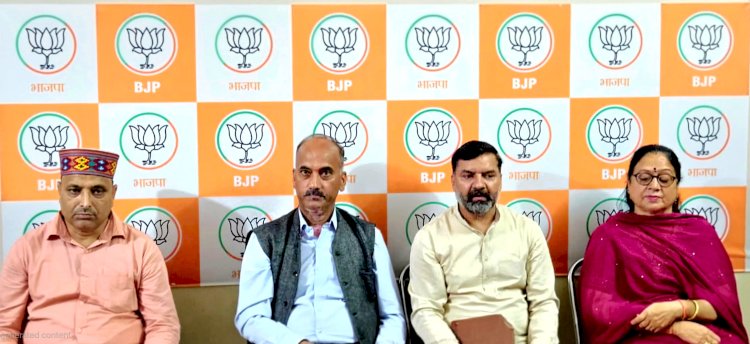 सांसद रत्न अवॉर्ड से दूसरी बार सम्मानित होने पर भाजपा जिला हमीरपुर ने अनुराग सिंह ठाकुर को दी बधाई