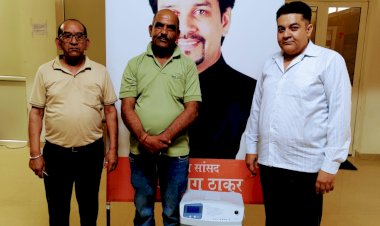 सांस की बीमारी से पीड़ित मरीजों को 'प्रयास' संस्था ने उपलब्ध करवाएं ऑक्सीजन कंसंट्रेटर
