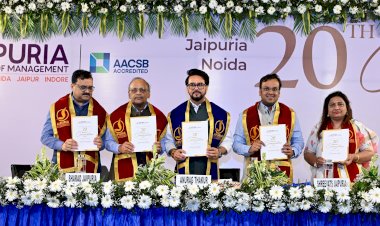 अनुराग सिंह ठाकुर ने जयपुरिया इंस्टीट्यूट ऑफ मैनेजमेंट-नोएडा के 20वें वार्षिक दीक्षांत समारोह को किया संबोधित