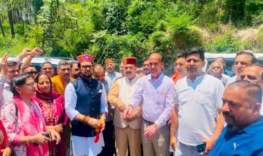 एचआरटीसी बस रूट बंद होने के विरोध में भाजपा का धरना-प्रदर्शन, जनहित में सेवाएं बहाल करने की मांग