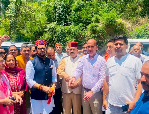 एचआरटीसी बस रूट बंद होने के विरोध में भाजपा का धरना-प्रदर्शन, जनहित में सेवाएं बहाल करने की मांग