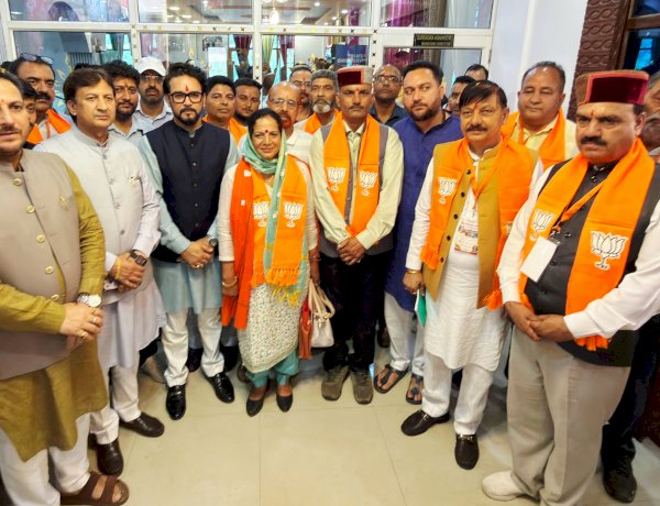 मोदी सरकार की जनकल्याणकारी योजनाओं को घर-घर पहुंचाना संगठन का प्रथम दायित्व: अनुराग सिंह ठाकुर