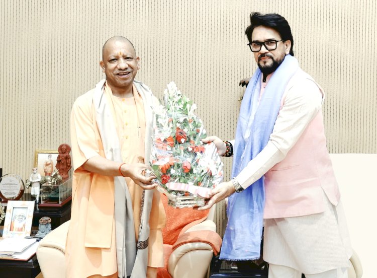 उत्तर प्रदेश विकास और सुशासन का सशक्त मॉडल बनकर उभरा: अनुराग सिंह ठाकुर