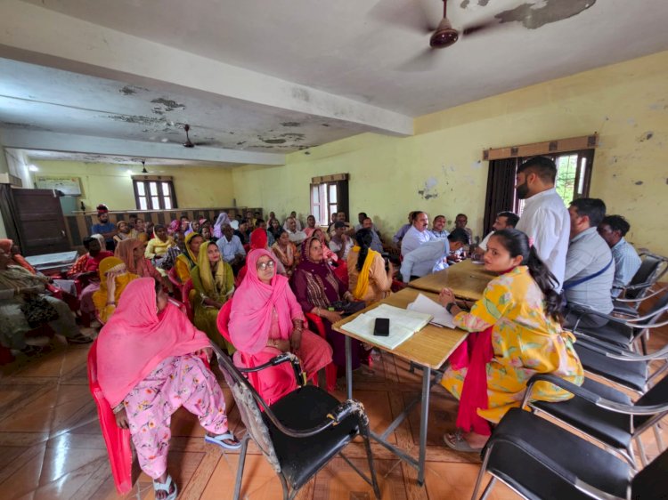 ग्राम सभा में लिए गए ऐतिहासिक निर्णय, जटेहड़ी पंचायत ने स्वच्छता, नशामुक्ति और सुरक्षा की दिशा में बढ़ाया बड़ा कदम