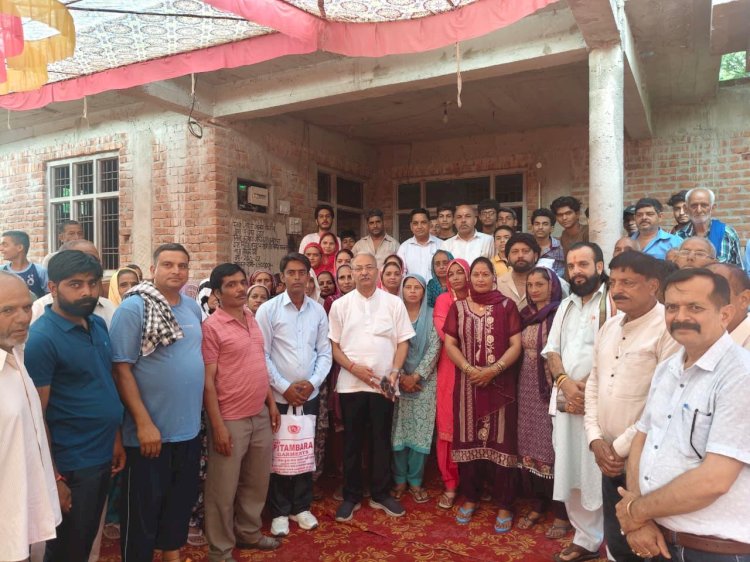 बरसात के बाद पक्की करवाई जाएगी डूग्घा के गांव बसंदेहड़ा (लाहड़) की सड़क : सुनील शर्मा बिट्टू