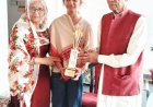 राज्य स्तरीय शतरंज प्रतियोगिता में प्रथम स्थान हासिल करने पर अर्निका ठाकुर सम्मानित