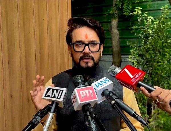 वंदे मातरम् के पूर्ण गायन से कांग्रेस का इनकार राष्ट्र और संविधान का अपमान: अनुराग सिंह ठाकुर