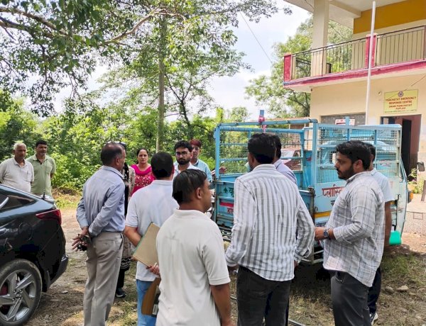 एडीसी ने भोरंज में योजनाओं की समीक्षा की, विकास कार्यों का निरीक्षण भी किया