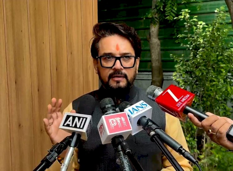 वंदे मातरम् के पूर्ण गायन से कांग्रेस का इनकार राष्ट्र और संविधान का अपमान: अनुराग सिंह ठाकुर