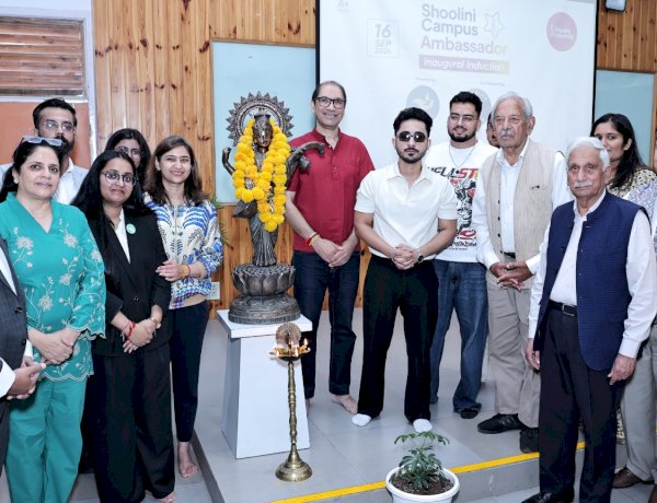 शूलिनी यूनिवर्सिटी ने 2026 के लिए कैंपस एंबेसडर का स्वागत किया