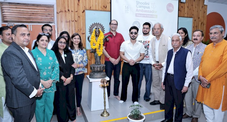 शूलिनी यूनिवर्सिटी ने 2026 के लिए कैंपस एंबेसडर का स्वागत किया