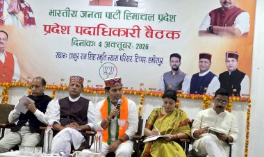 हिमाचल में इस बार बदलेगा रिवाज, 2027 में भाजपा सरकार बनाने के संकल्प के साथ 2047 तक मजबूत संगठन का लक्ष्य : श्रीकांत शर्मा